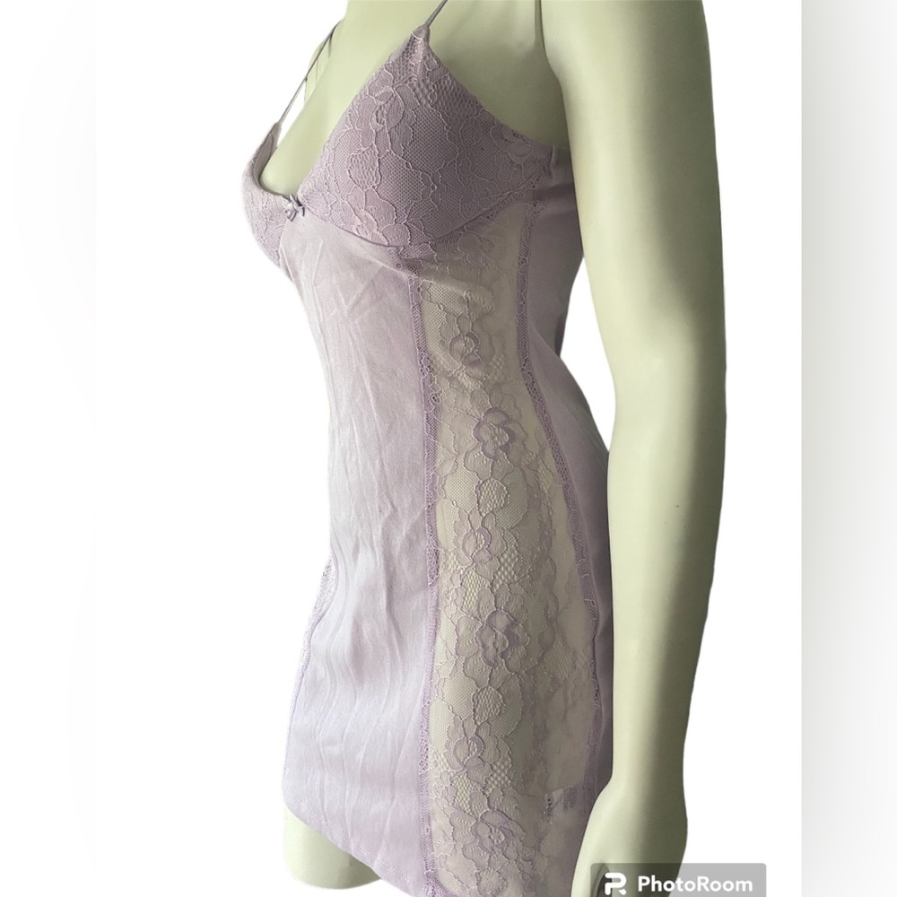 Dolls Kill Lavender Lace Mini Dress - Picture 4 of 7